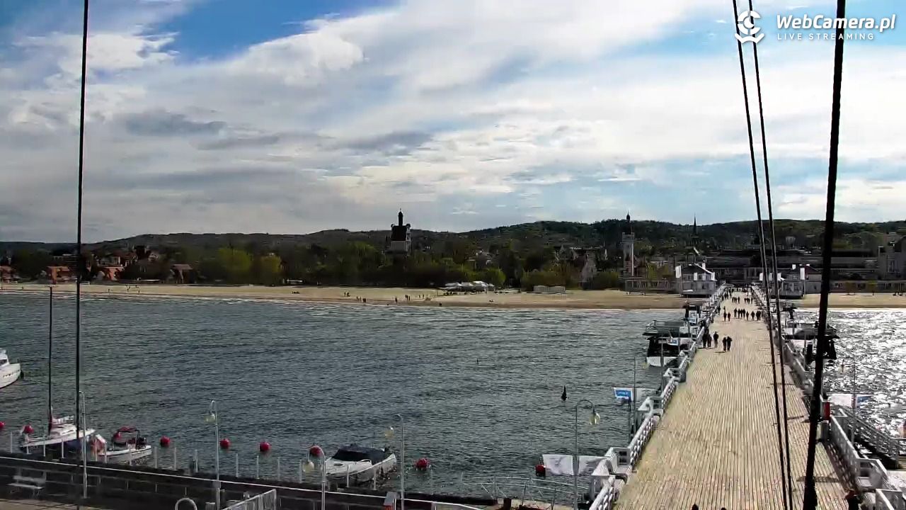 SOPOT - widok z molo - 08 maj 2026, 17:00