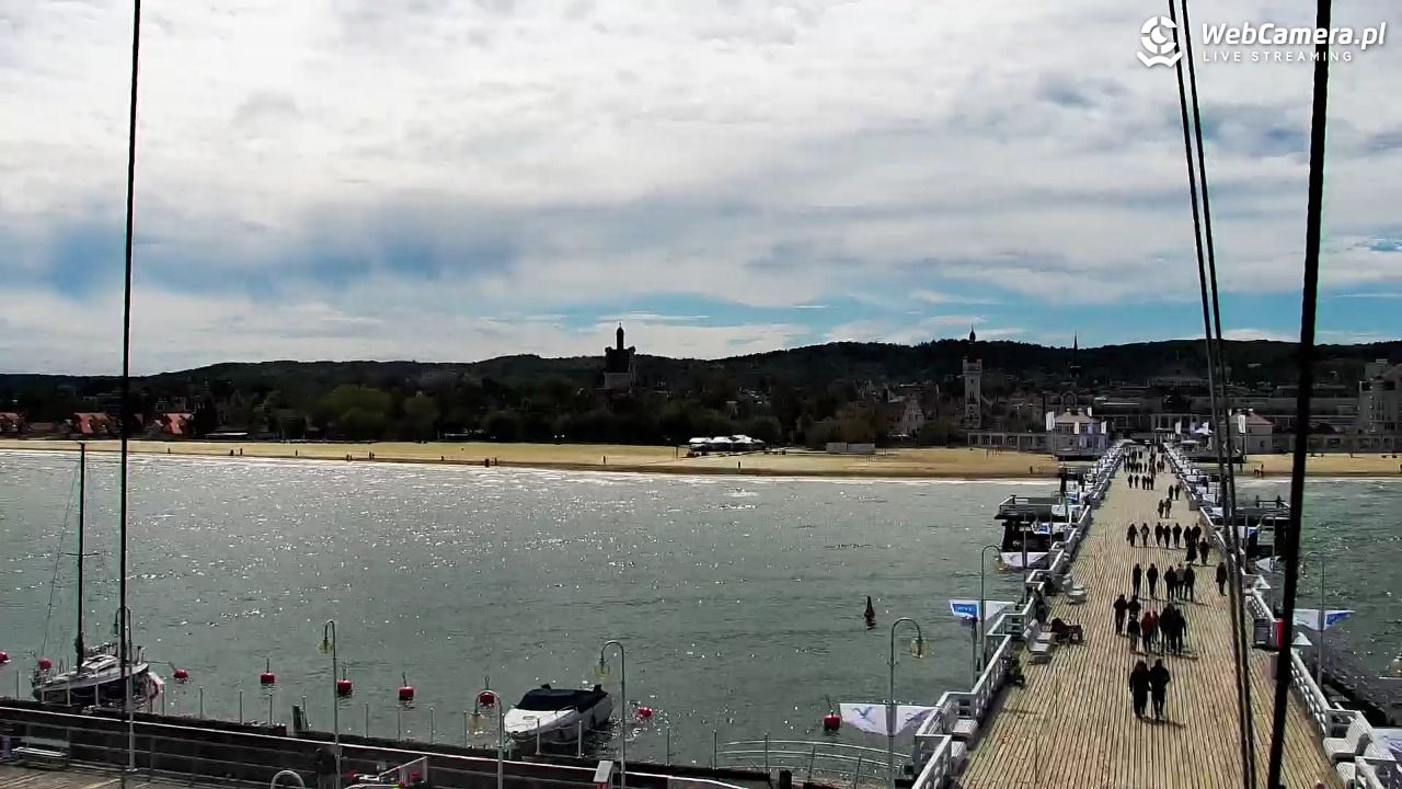 SOPOT - widok z molo - 08 maj 2026, 14:12