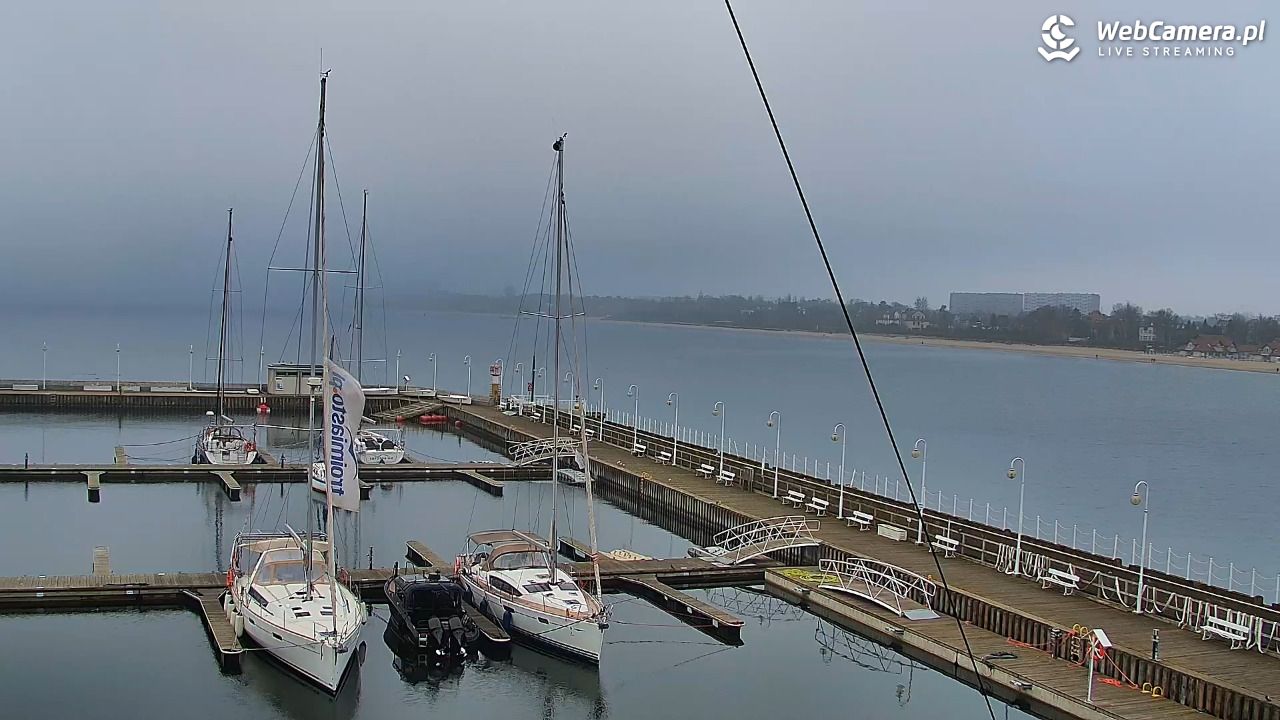 SOPOT - widok z molo - 20 marzec 2026, 07:38