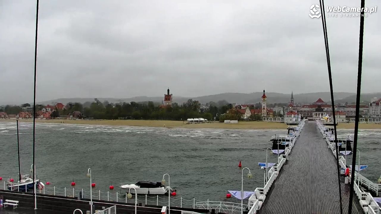SOPOT - widok z molo - 06 maj 2026, 17:05