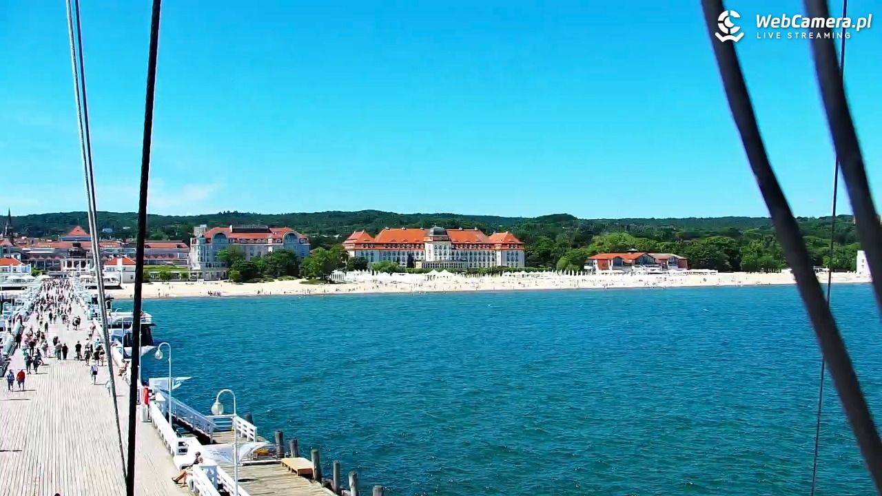SOPOT - widok z molo - 22 czerwiec 2026, 12:04