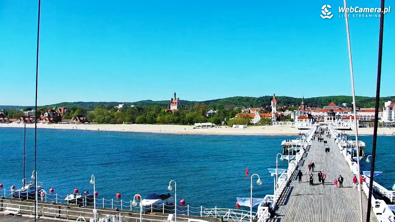 SOPOT - widok z molo - 09 maj 2026, 09:51