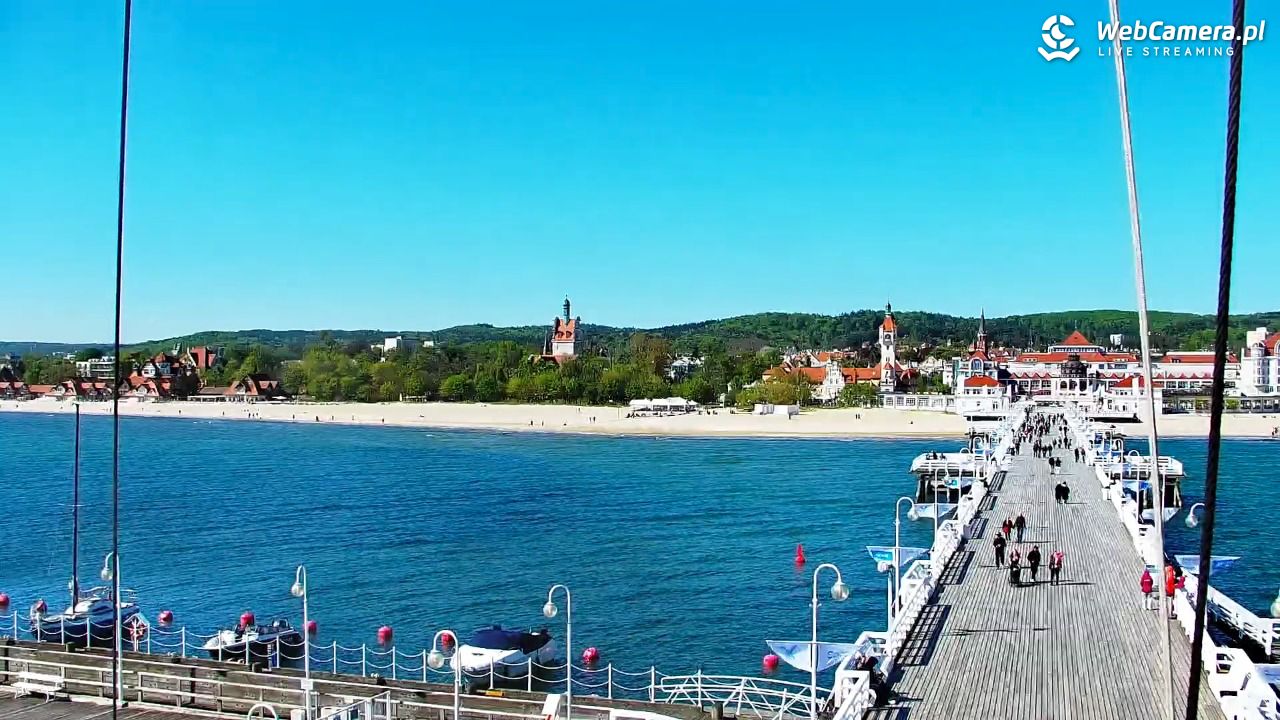 SOPOT - widok z molo - 09 maj 2026, 09:51