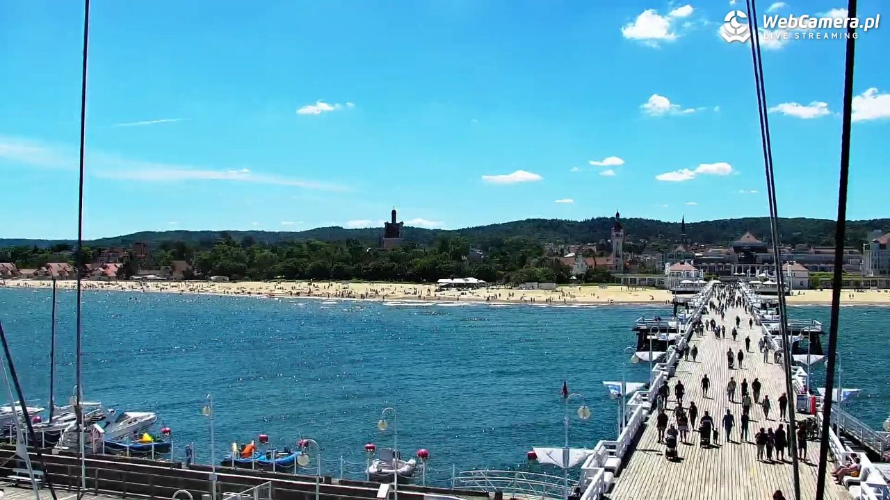 SOPOT - widok z molo - 22 czerwiec 2026, 13:54