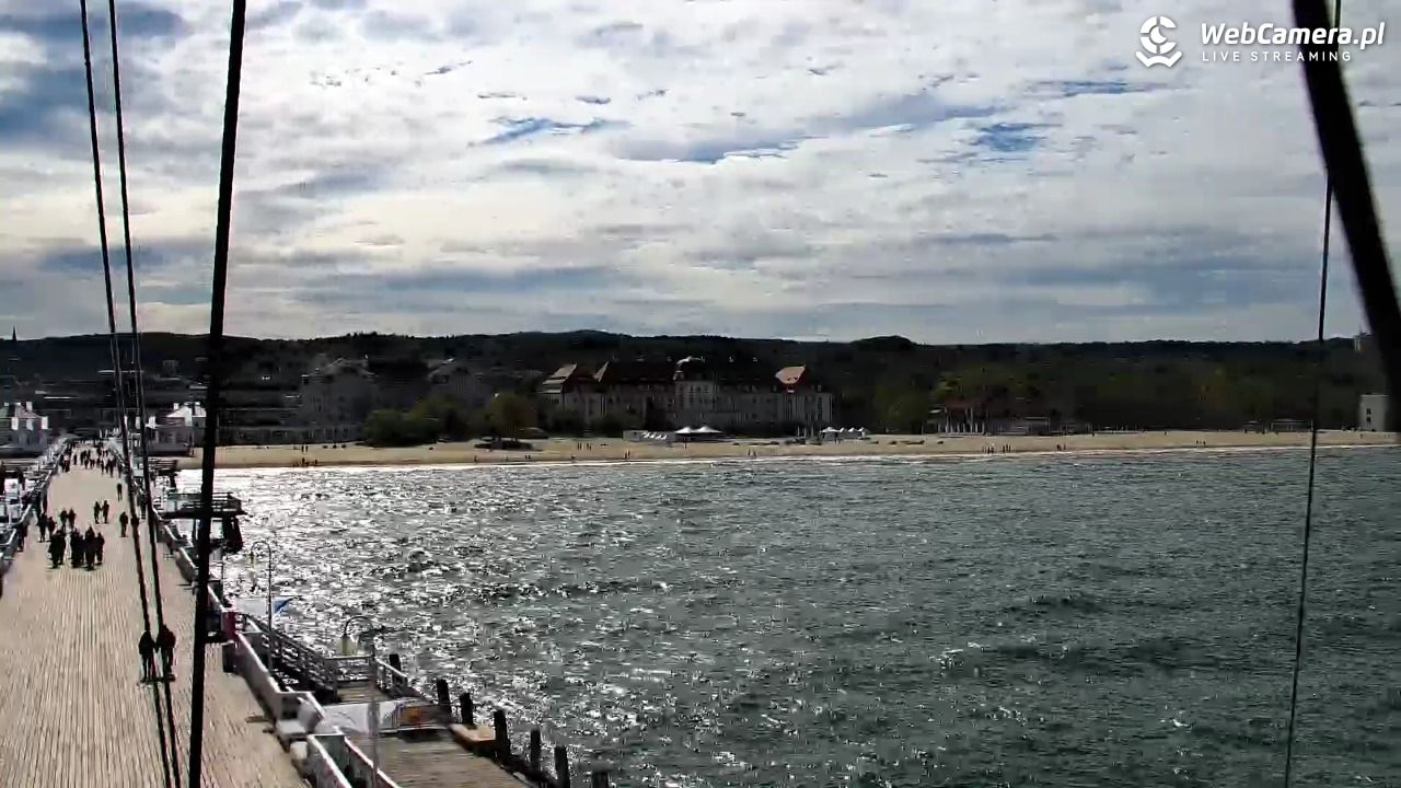SOPOT - widok z molo - 08 maj 2026, 15:45