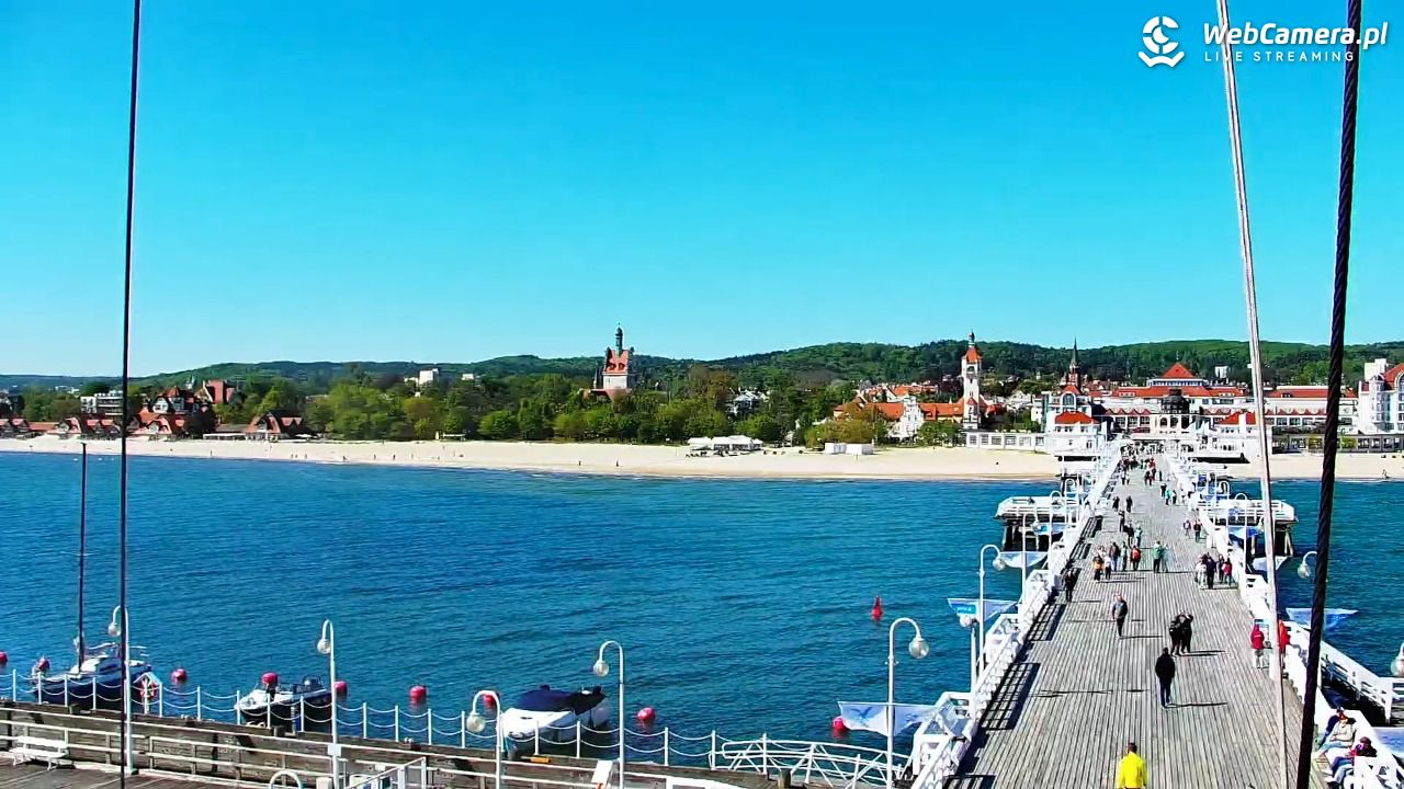 SOPOT - widok z molo - 09 maj 2026, 10:01