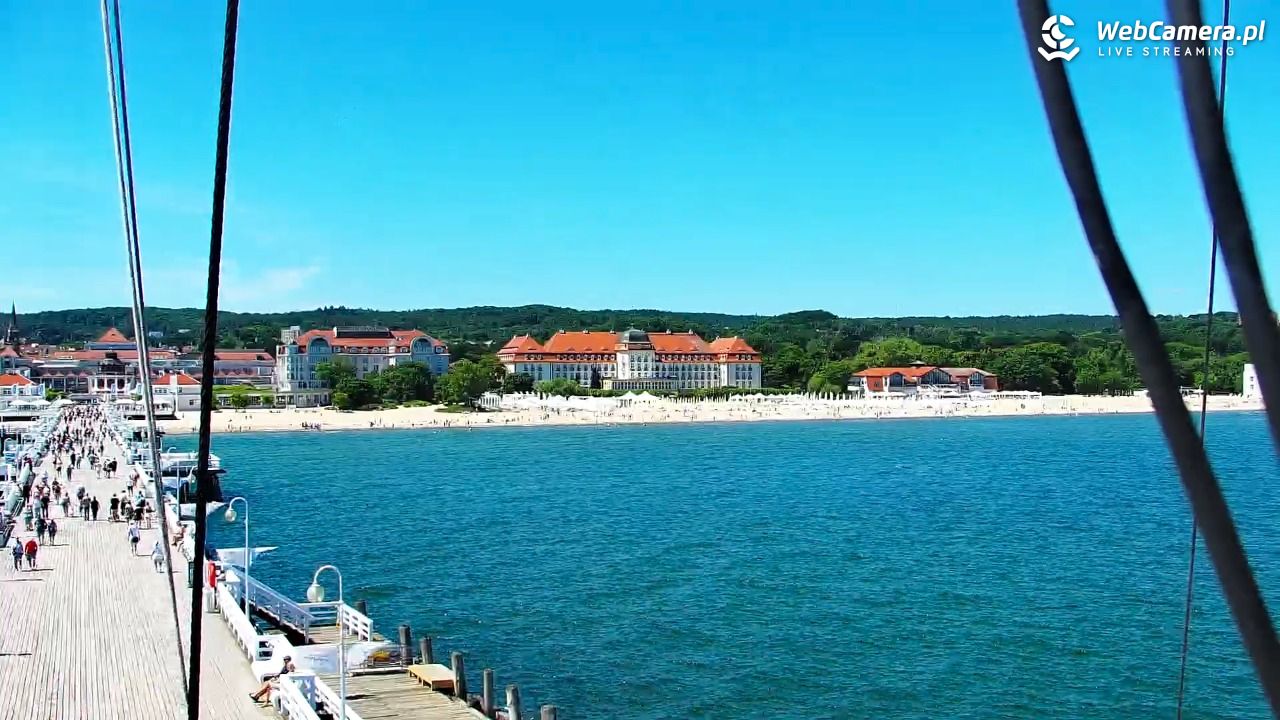 SOPOT - widok z molo - 22 czerwiec 2026, 12:04