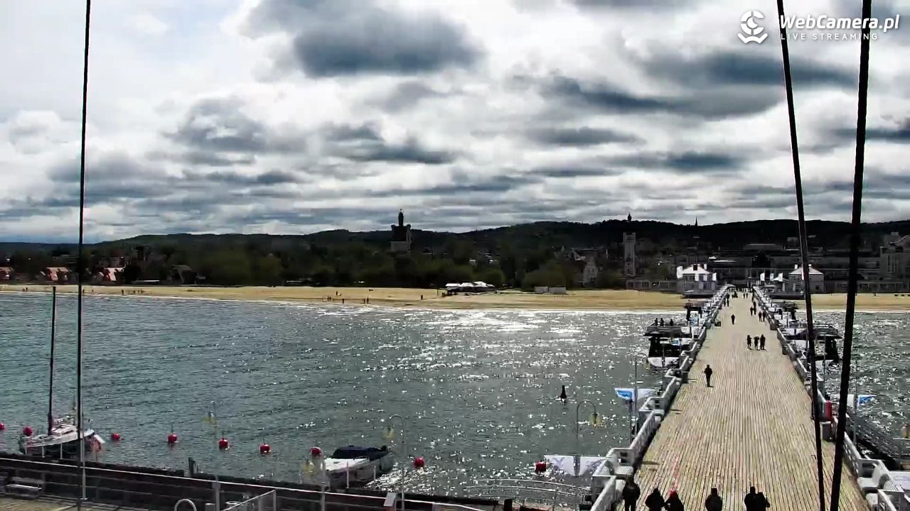 SOPOT - widok z molo - 07 maj 2026, 15:05
