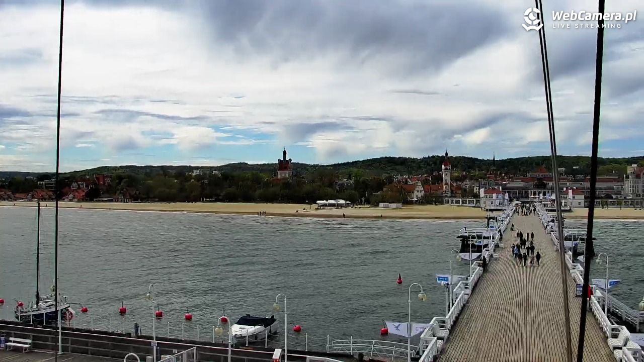 SOPOT - widok z molo - 08 maj 2026, 12:00