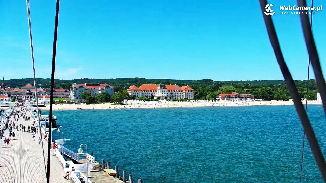SOPOT - widok z molo - 22 czerwiec 2026, 12:04