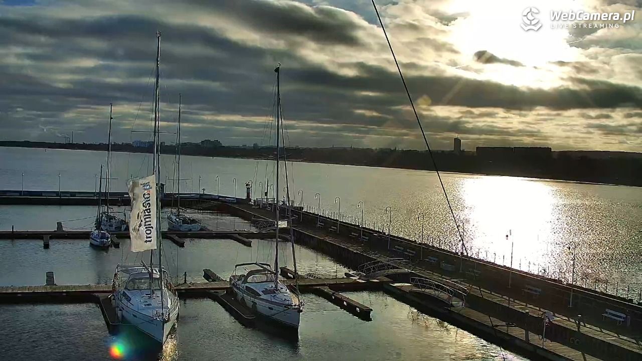 SOPOT - widok z molo - 20 grudzień 2025, 12:25