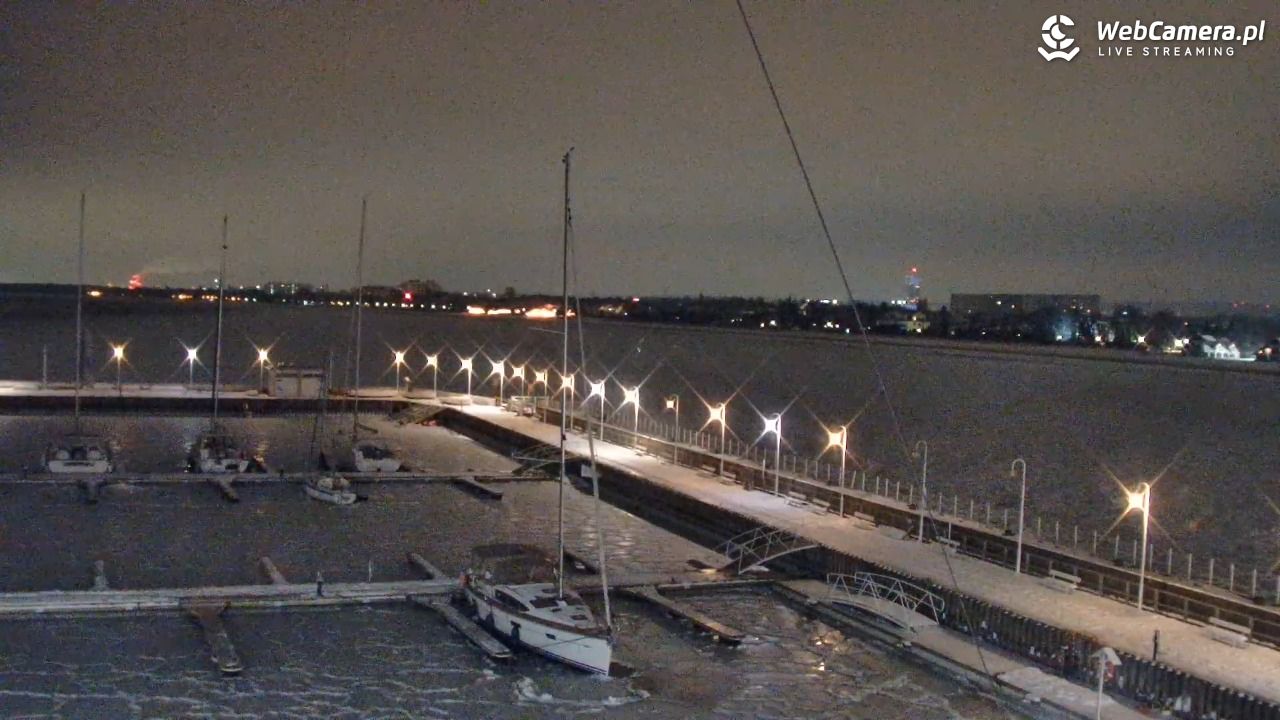 SOPOT - widok z molo - 05 luty 2026, 01:24