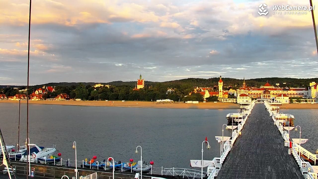 SOPOT - widok z molo - 22 czerwiec 2026, 04:31
