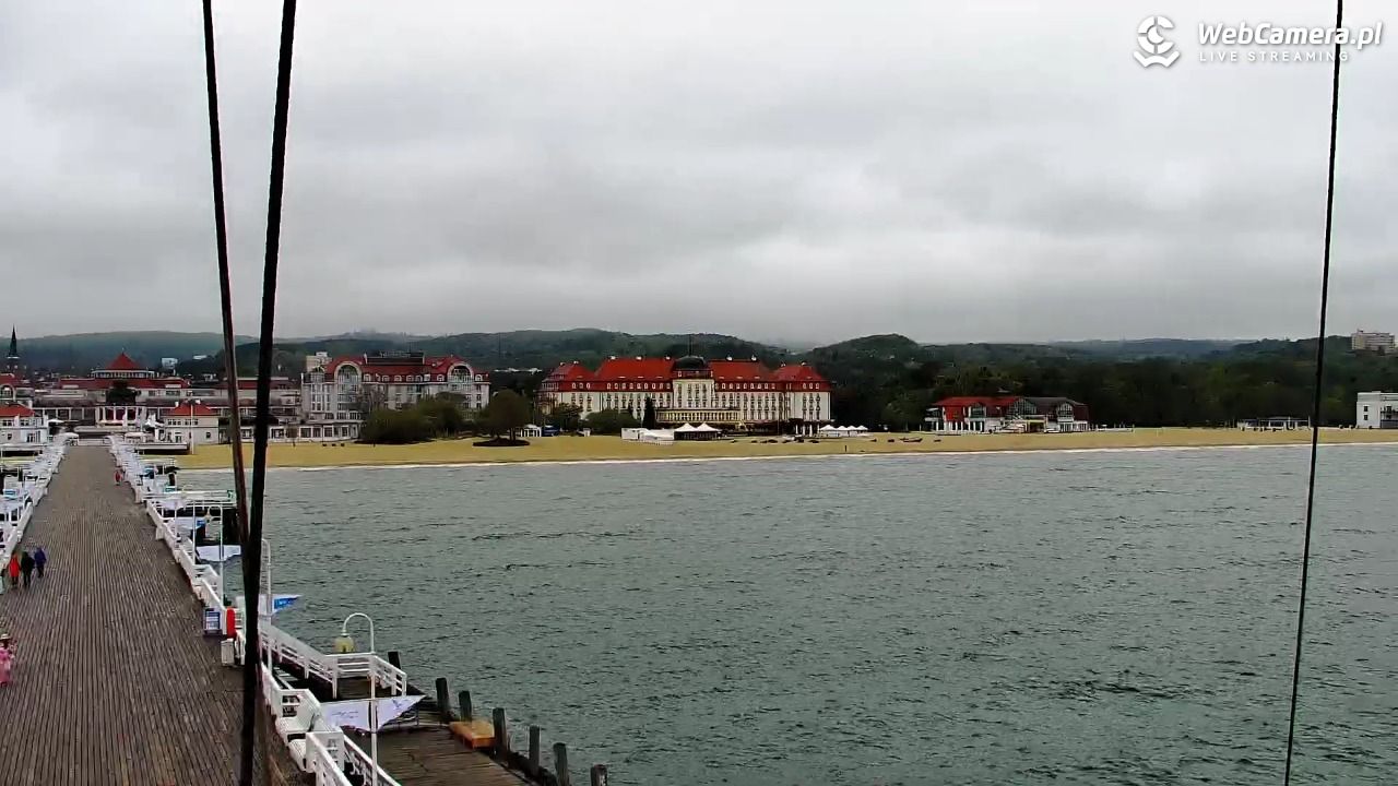 SOPOT - widok z molo - 06 maj 2026, 08:03