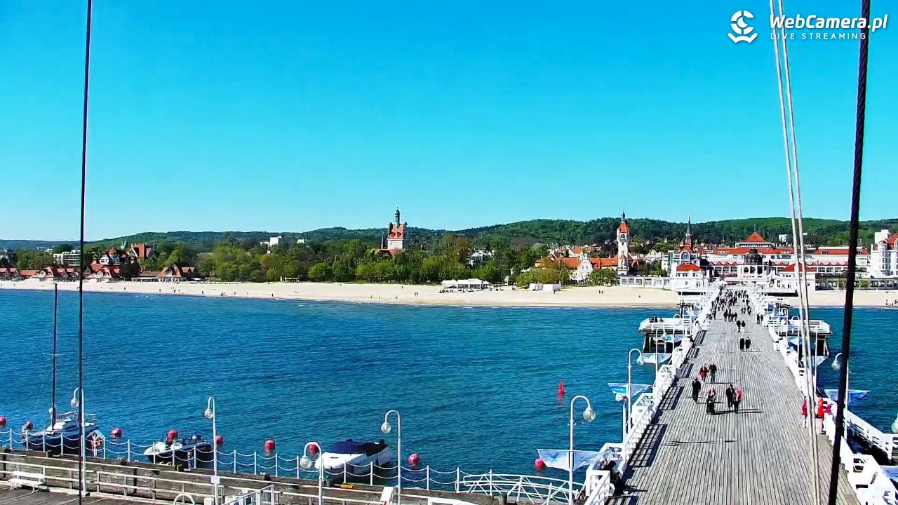 SOPOT - widok z molo - 09 maj 2026, 09:51