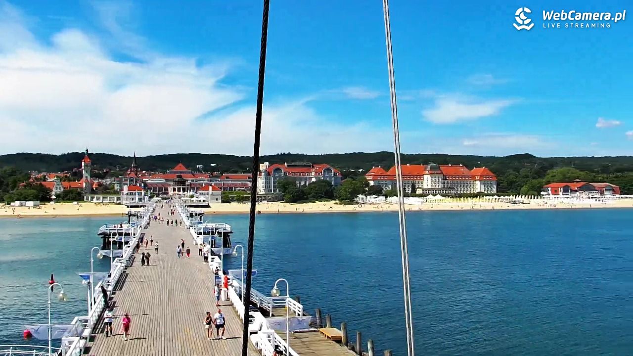 SOPOT - widok z molo - 23 czerwiec 2026, 11:06