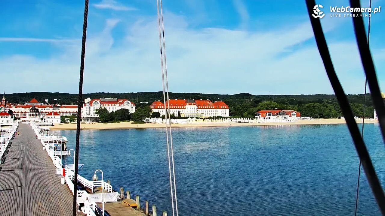 SOPOT - widok z molo - 23 czerwiec 2026, 08:26