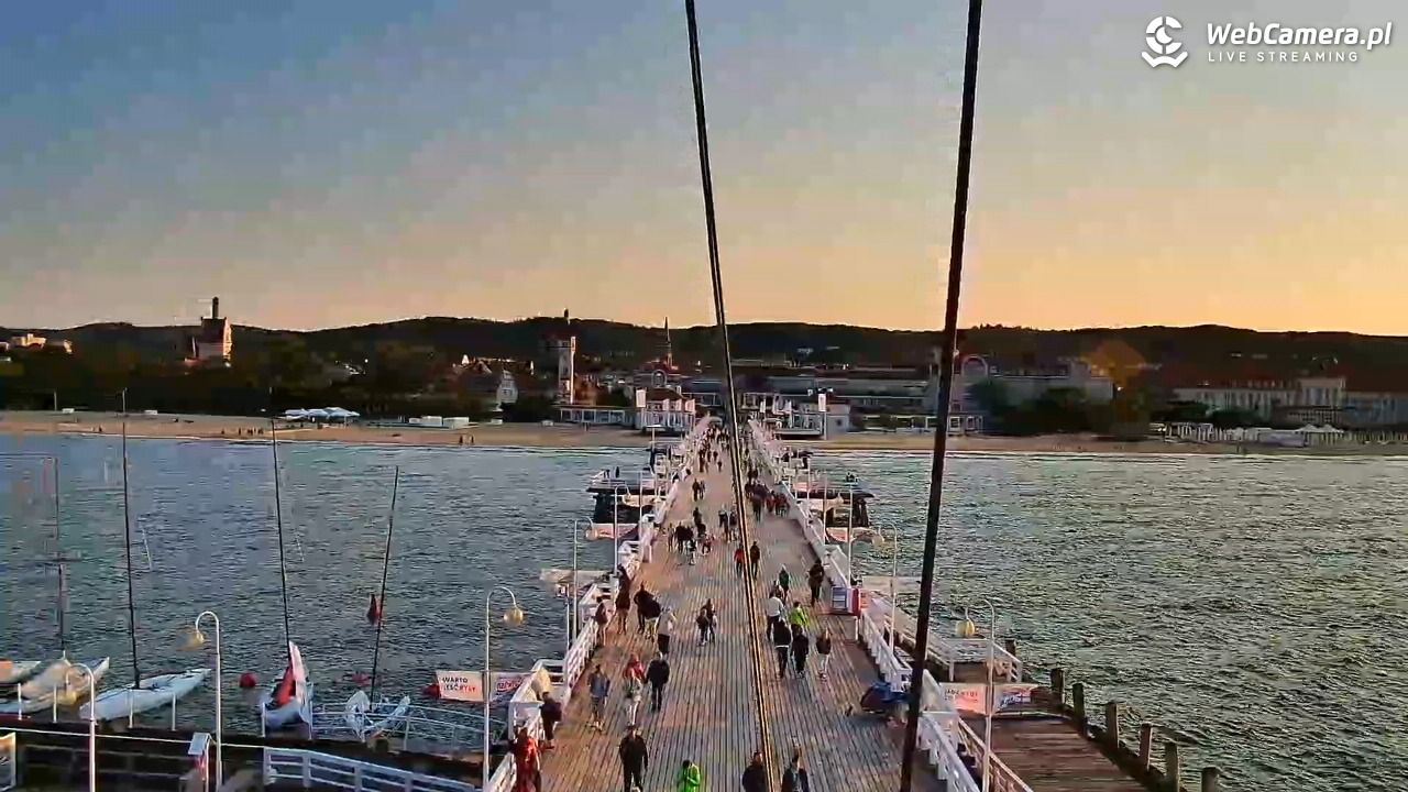 SOPOT - widok z molo - 12 czerwiec 2025, 20:18