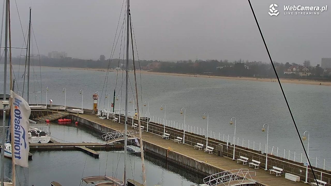 SOPOT - widok z molo - 20 marzec 2026, 11:56