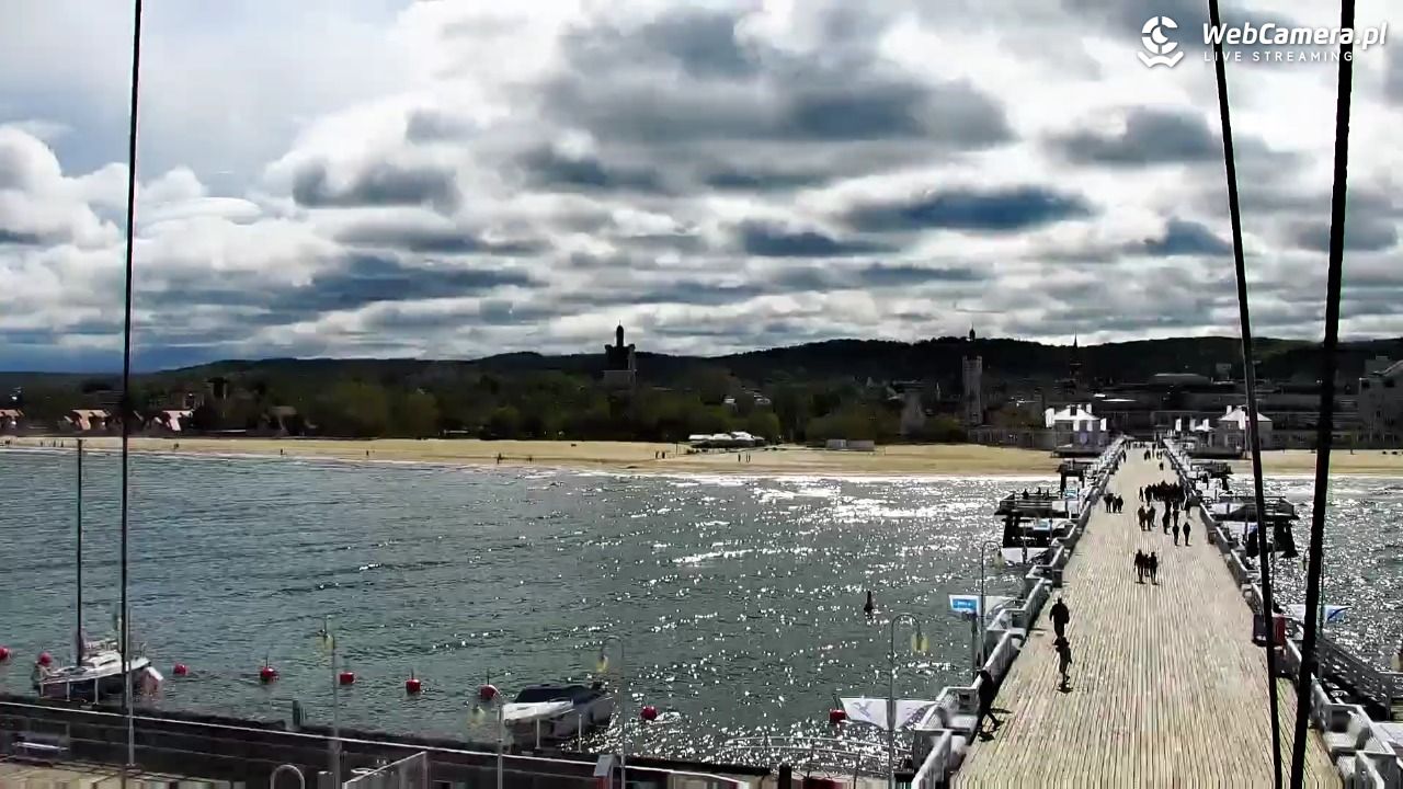 SOPOT - widok z molo - 07 maj 2026, 15:18