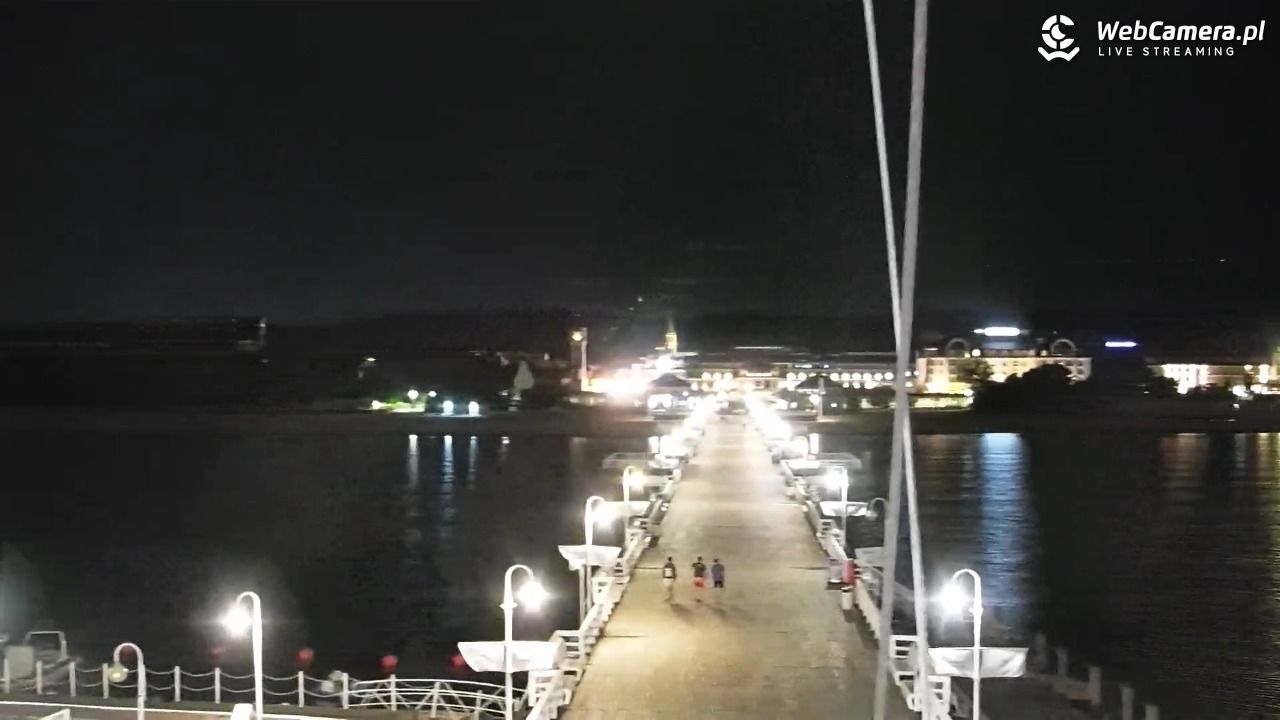 SOPOT - widok z molo - 07 sierpień 2026, 00:17