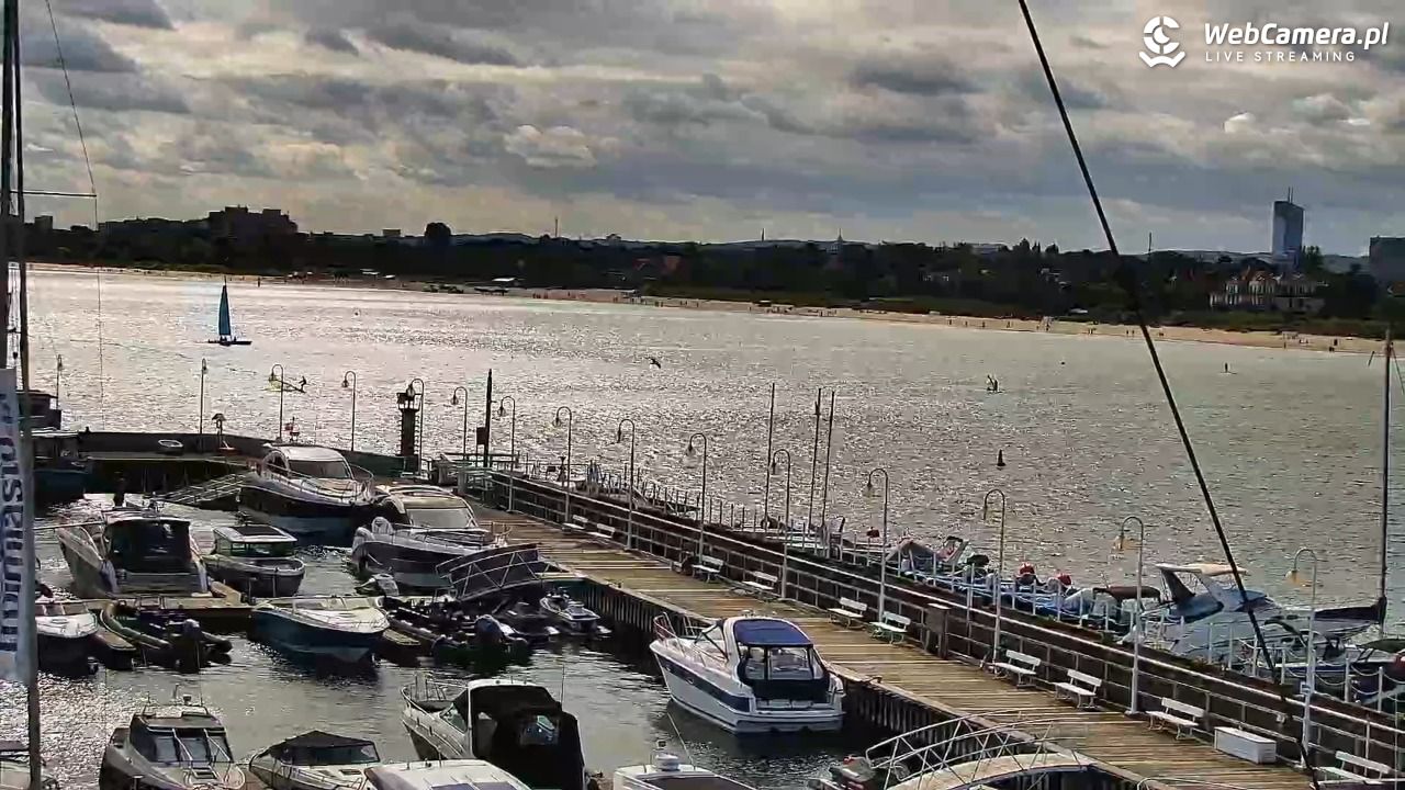 SOPOT - widok z molo - 16 wresień 2025, 11:36
