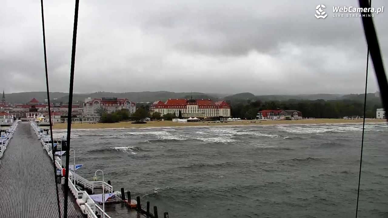 SOPOT - widok z molo - 06 maj 2026, 17:55