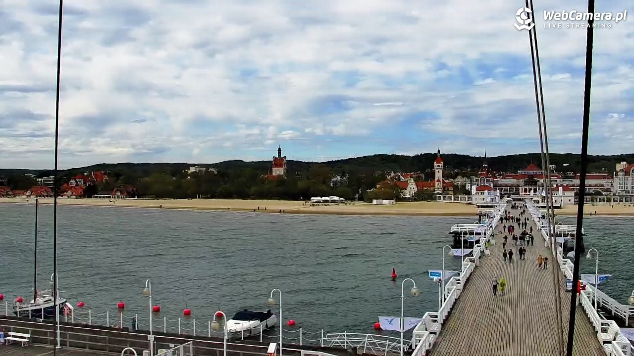 SOPOT - widok z molo - 08 maj 2026, 10:26