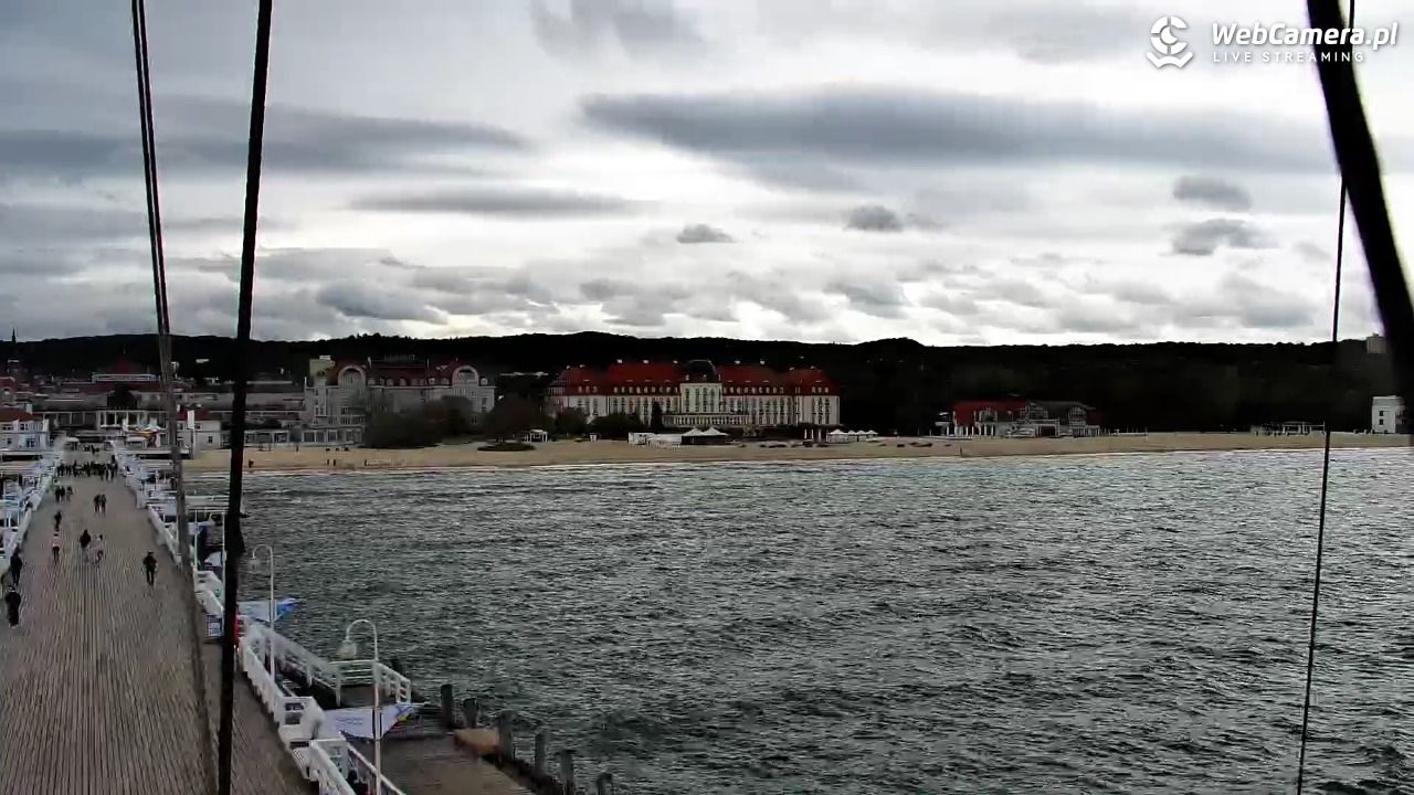 SOPOT - widok z molo - 07 maj 2026, 16:55