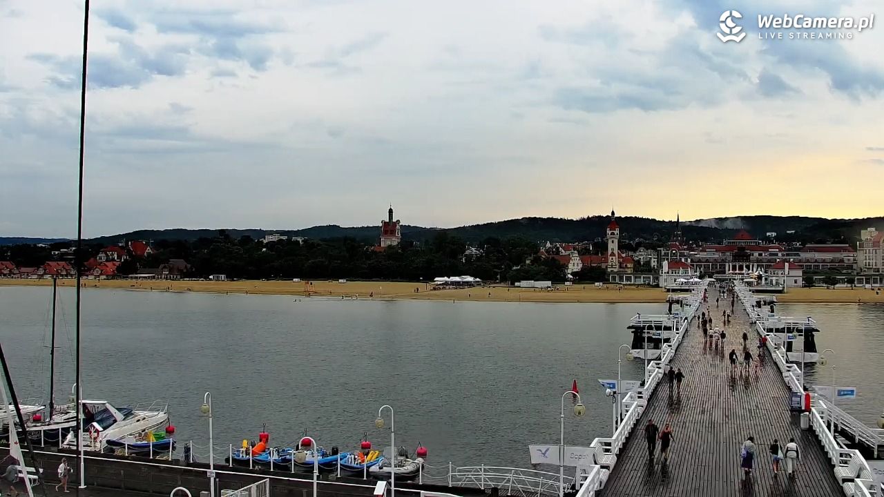 SOPOT - widok z molo - 21 czerwiec 2026, 19:10