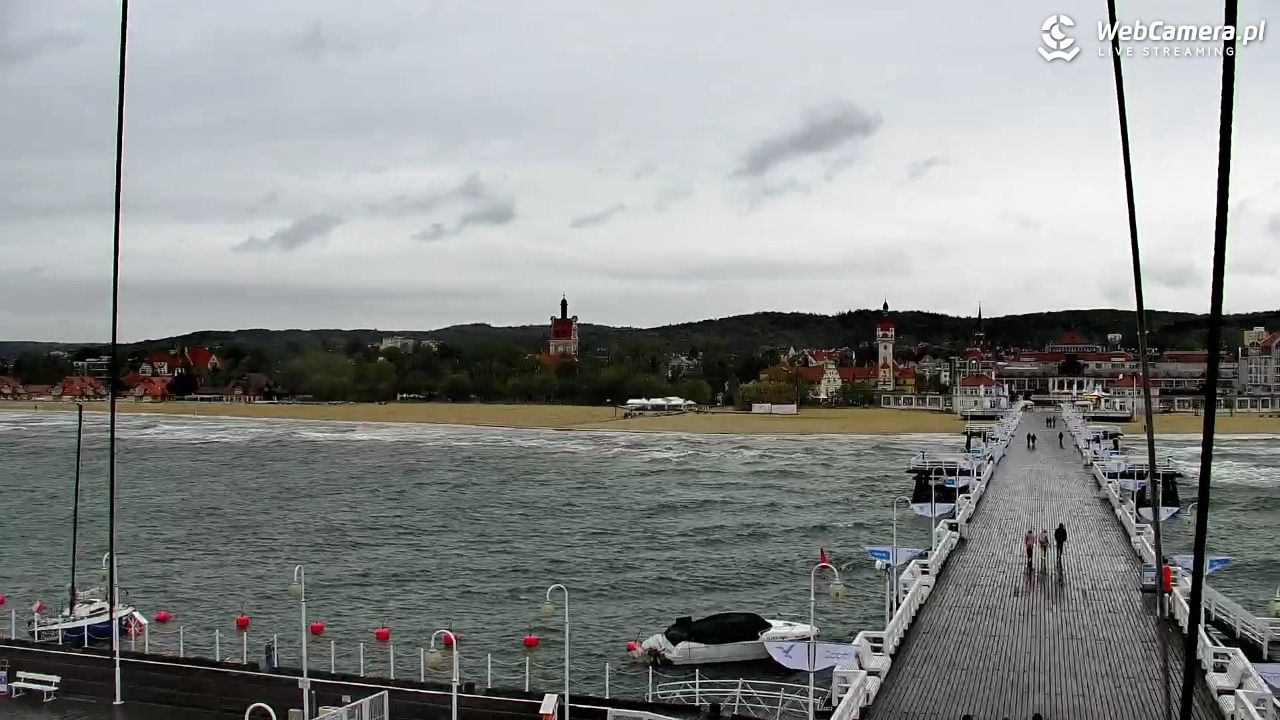 SOPOT - widok z molo - 06 maj 2026, 13:37