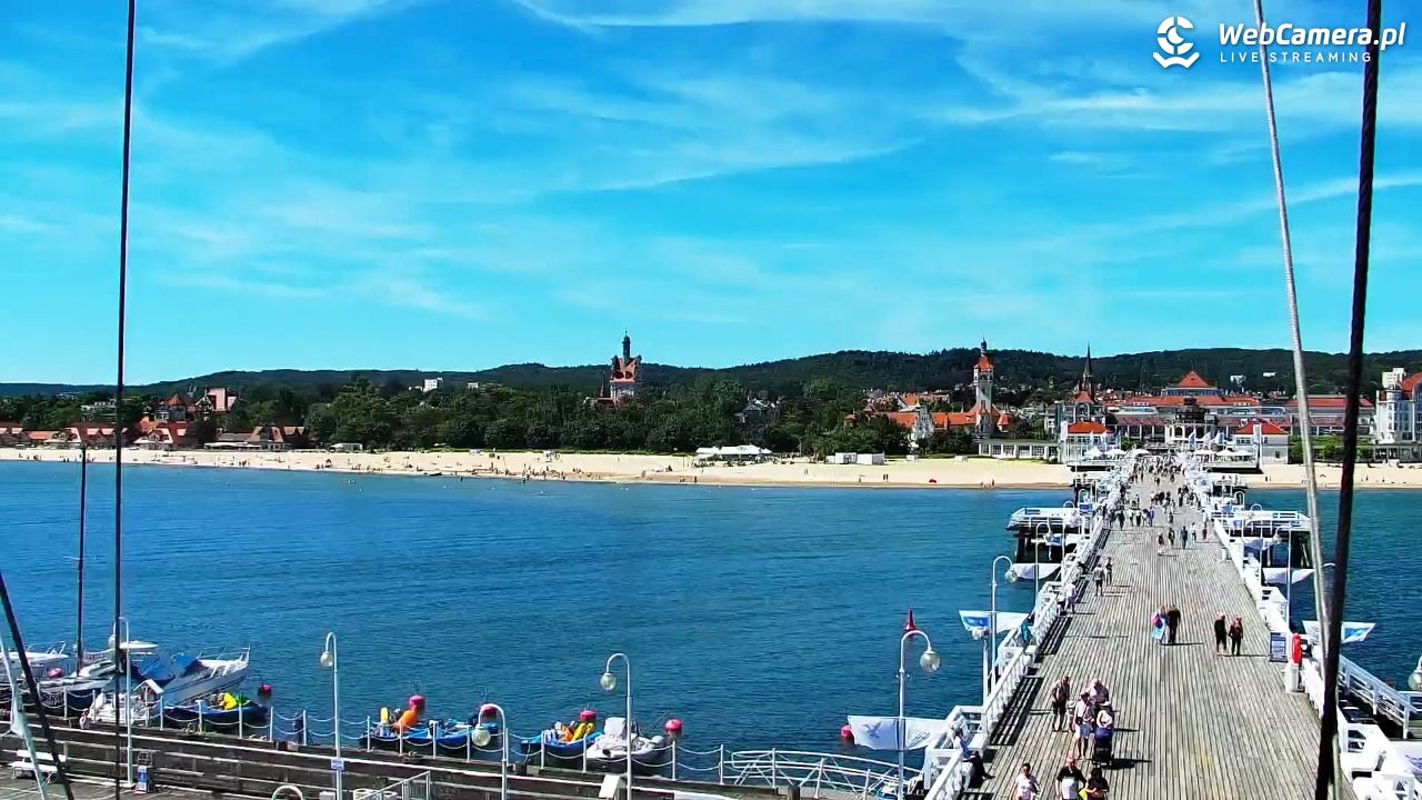 SOPOT - widok z molo - 22 czerwiec 2026, 11:04