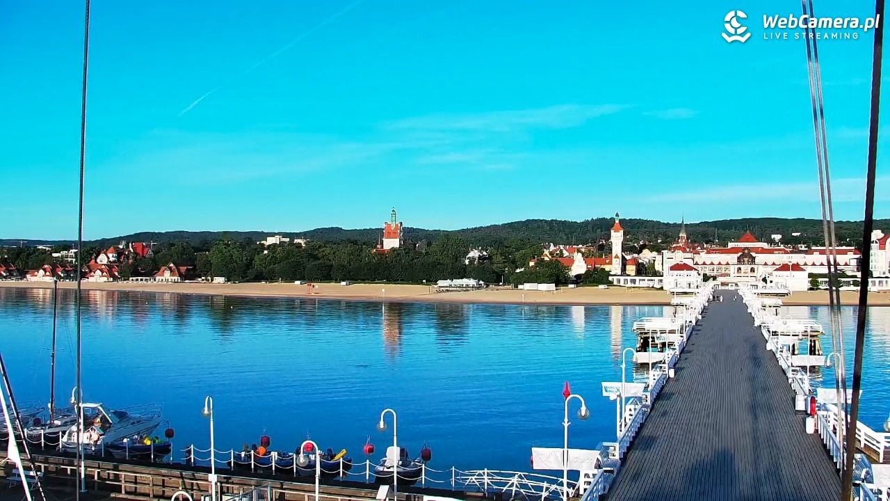 SOPOT - widok z molo - 23 czerwiec 2026, 05:32