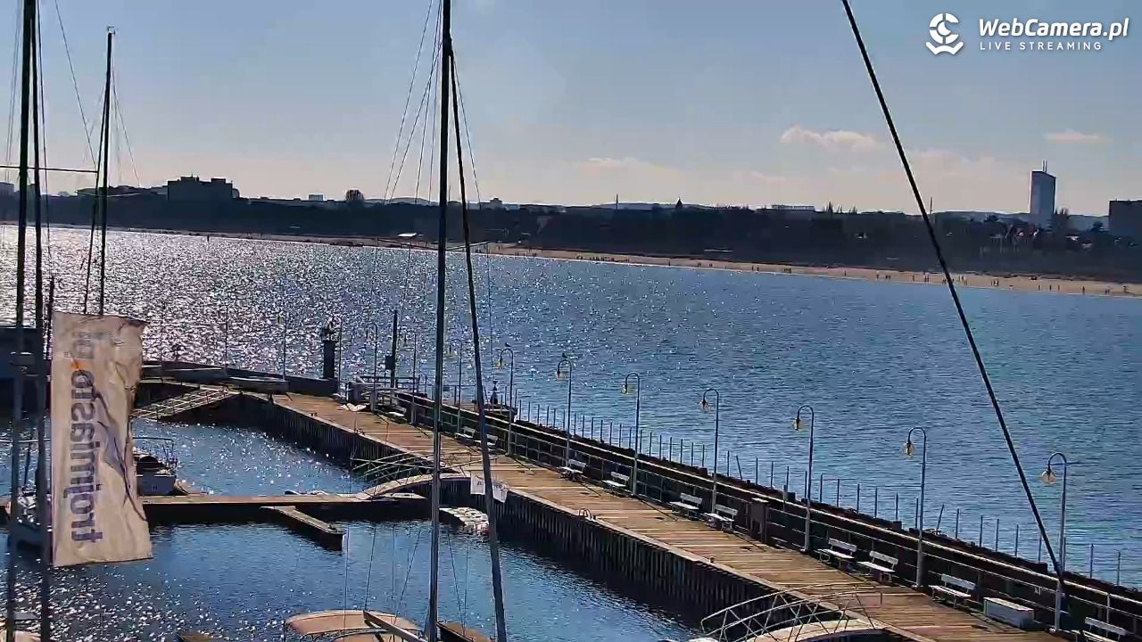 SOPOT - widok z molo - 22 marzec 2026, 10:52
