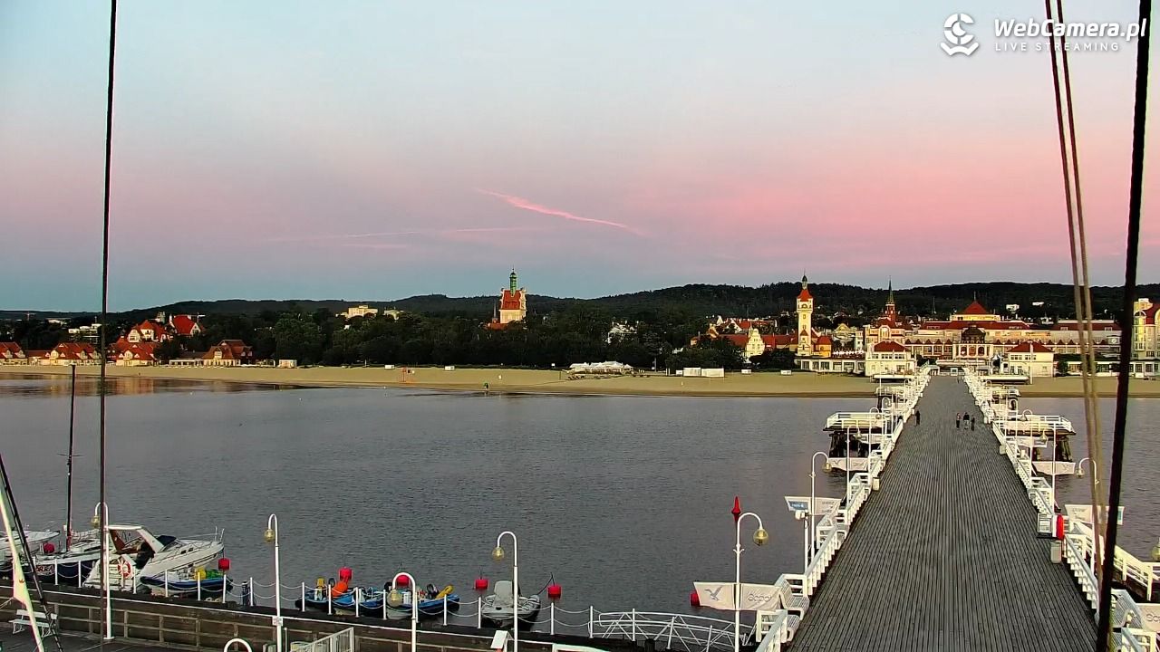 SOPOT - widok z molo - 23 czerwiec 2026, 03:57
