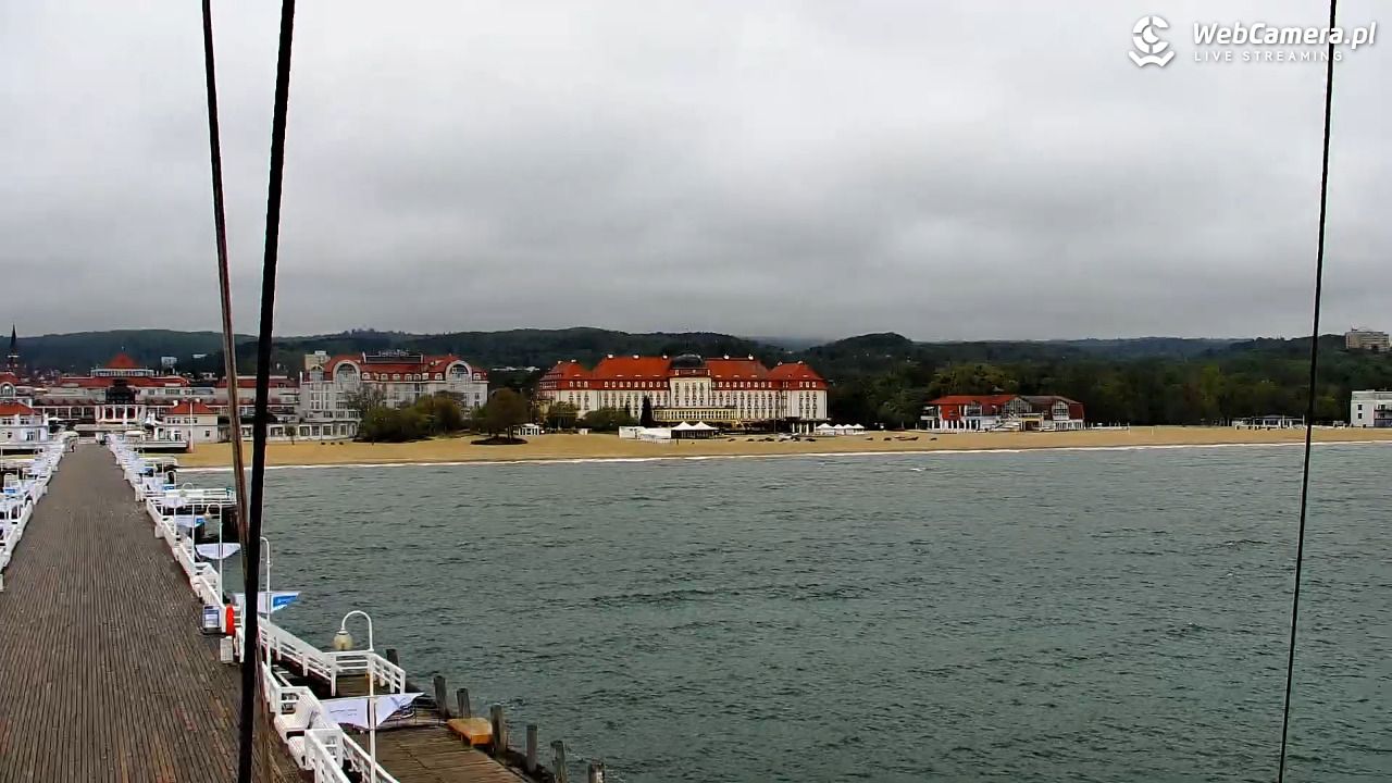 SOPOT - widok z molo - 06 maj 2026, 07:44