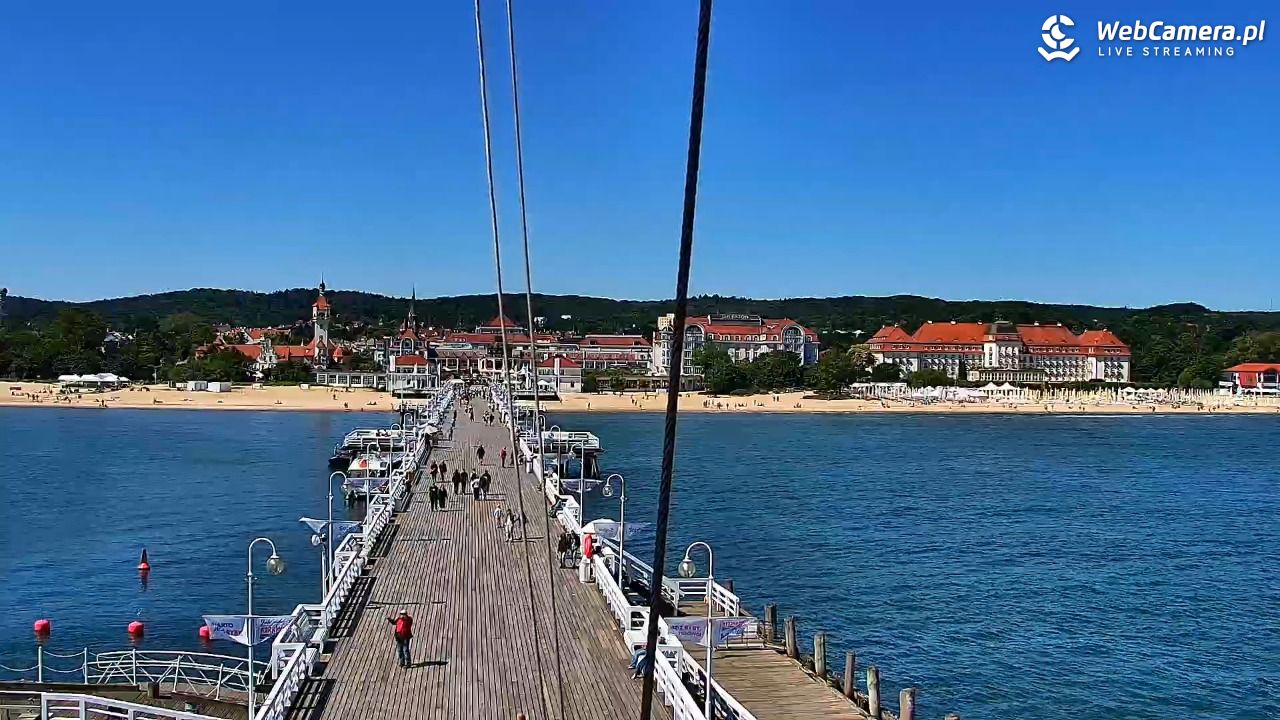SOPOT - widok z molo - 14 czerwiec 2025, 10:43