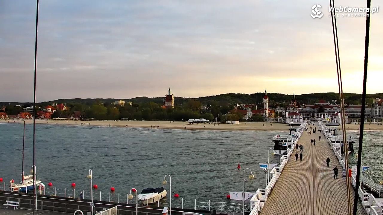 SOPOT - widok z molo - 08 maj 2026, 20:20
