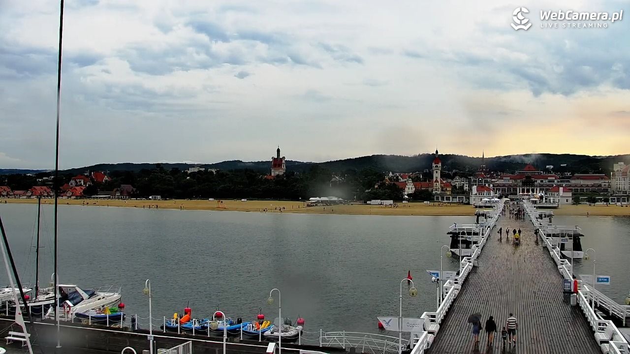 SOPOT - widok z molo - 21 czerwiec 2026, 19:04