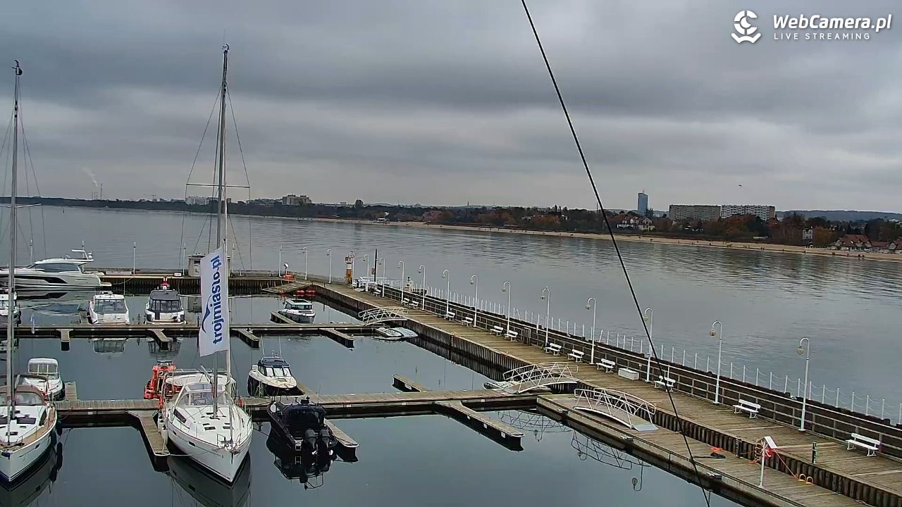 SOPOT - widok z molo - 02 listopad 2025, 11:58