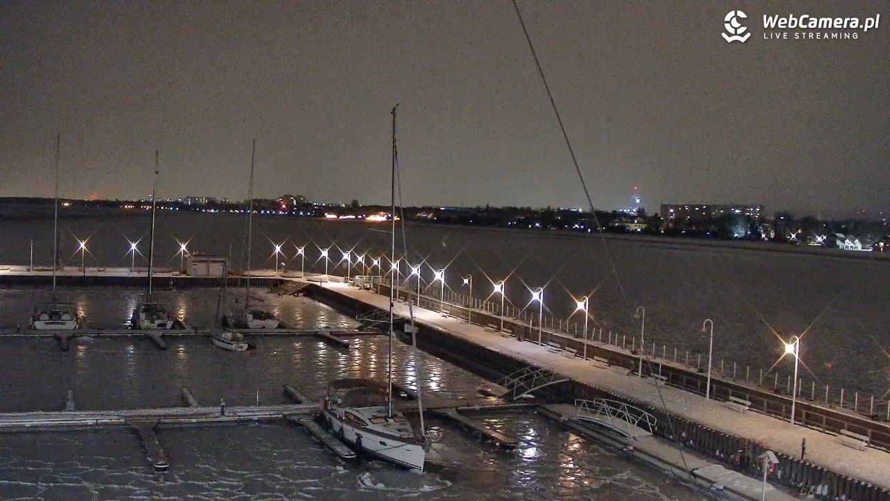 SOPOT - widok z molo - 04 luty 2026, 21:31