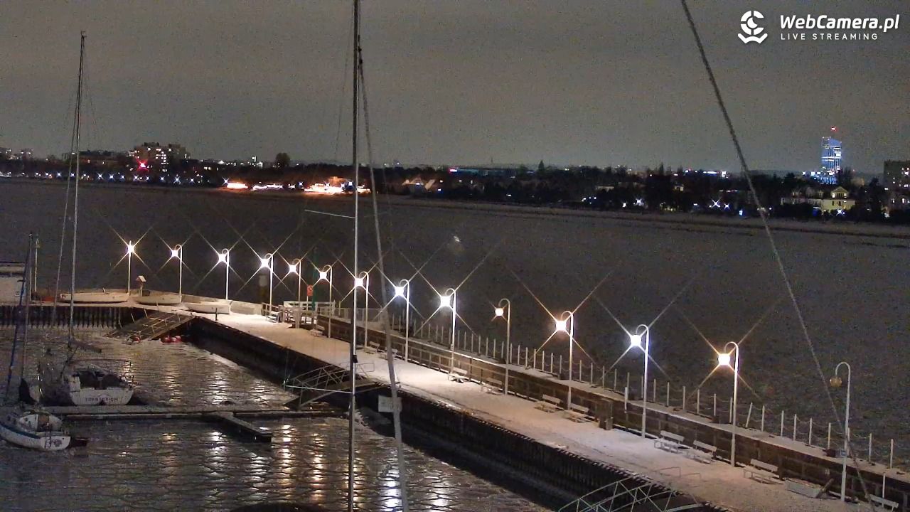 SOPOT - widok z molo - 04 luty 2026, 20:30