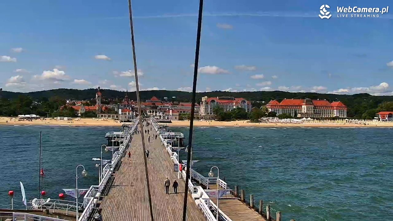 SOPOT - widok z molo - 13 czerwiec 2025, 11:14