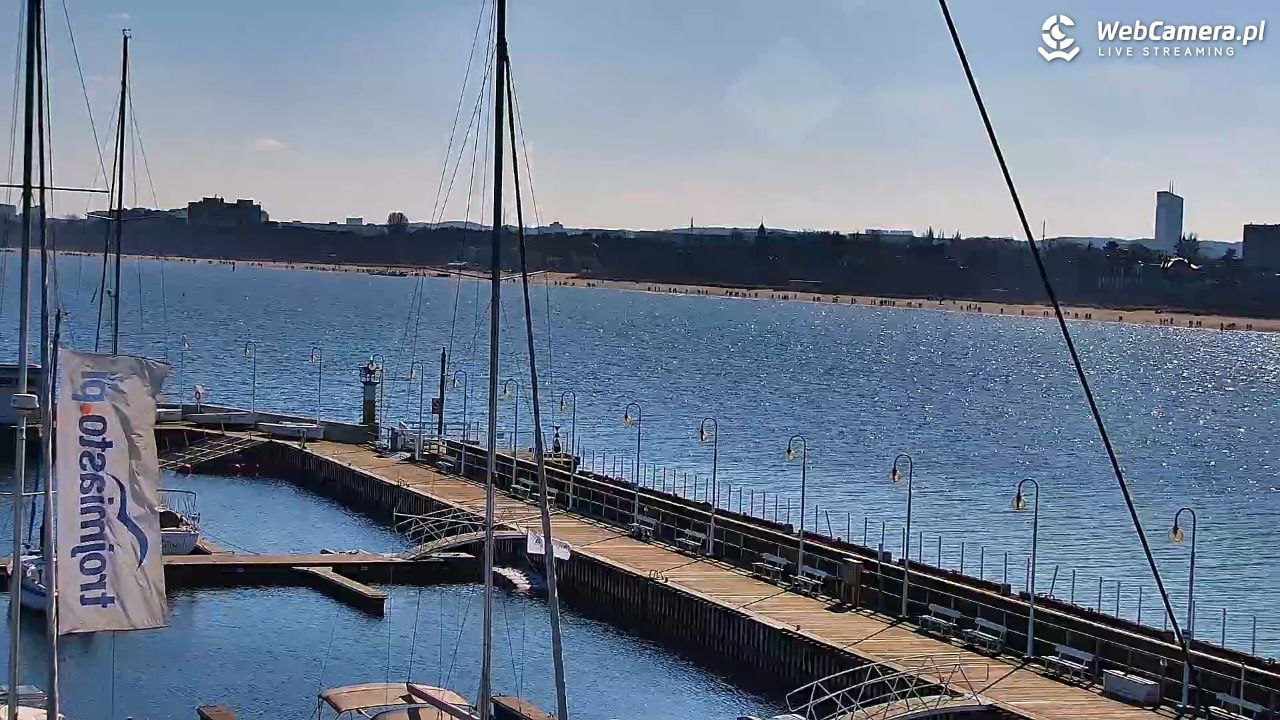 SOPOT - widok z molo - 22 marzec 2026, 12:38