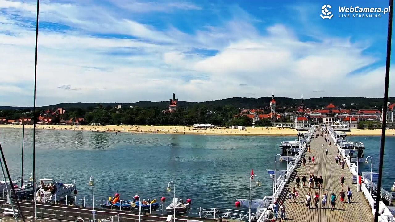 SOPOT - widok z molo - 23 czerwiec 2026, 11:04