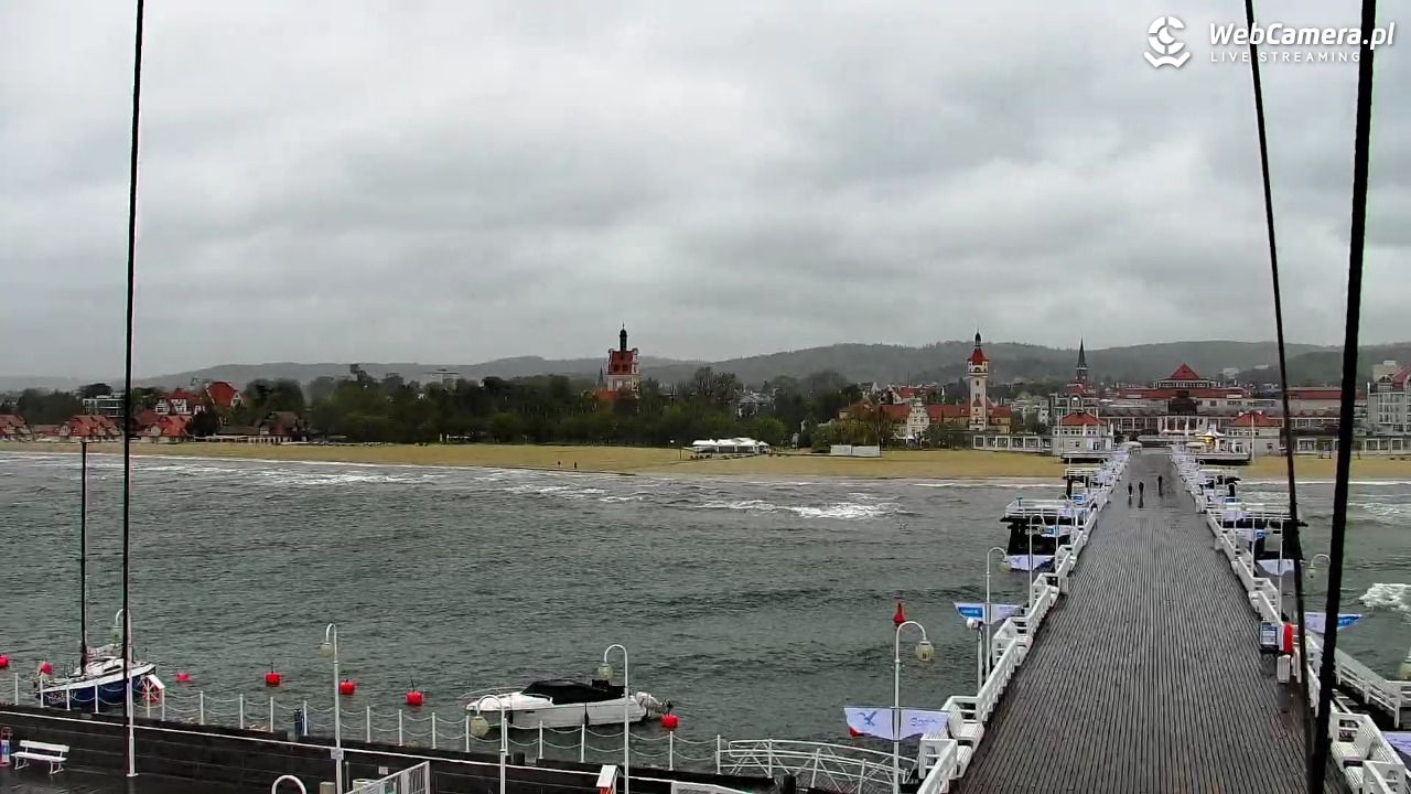 SOPOT - widok z molo - 06 maj 2026, 16:25