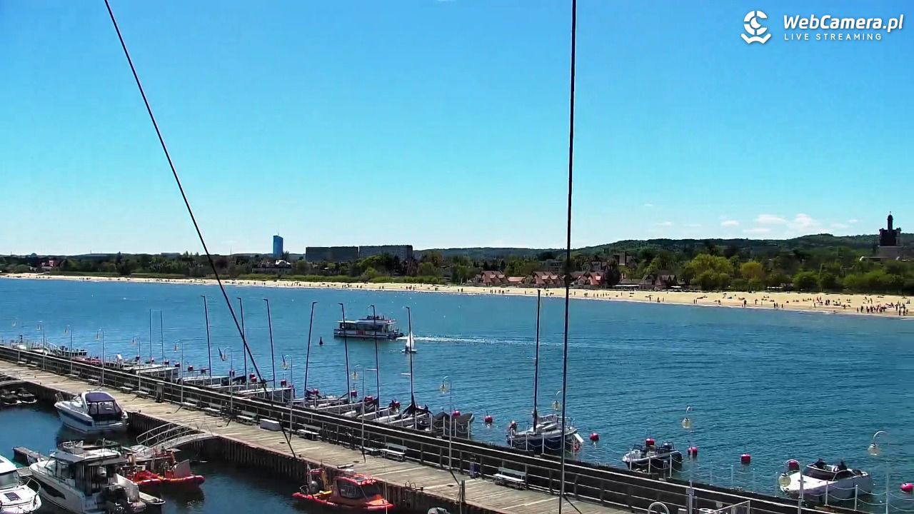 SOPOT - widok z molo - 09 maj 2026, 13:01