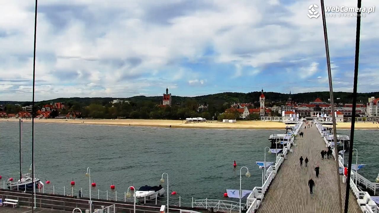 SOPOT - widok z molo - 08 maj 2026, 10:47