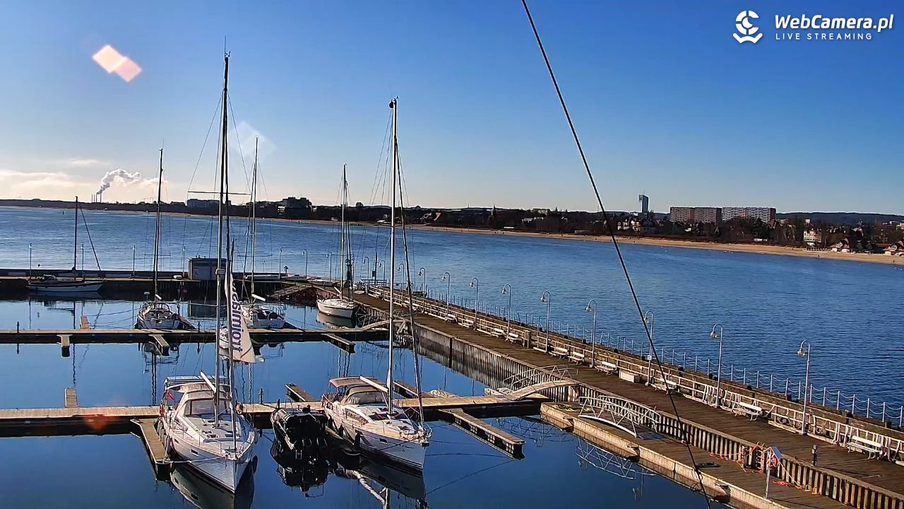 SOPOT - widok z molo - 21 marzec 2026, 08:28
