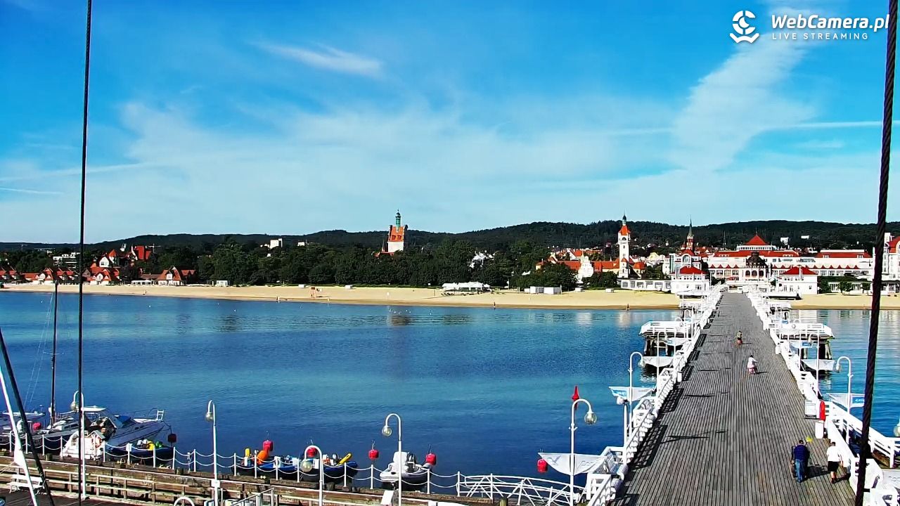 SOPOT - widok z molo - 23 czerwiec 2026, 08:06